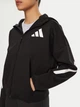 Толстовка на молнии с капюшоном женская Adidas W Z.N.E. Fz JC5392 XS Black/White (4067887515115) - изображение 13