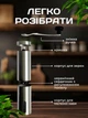 Кофемолка ручная с регулировкой помола мельница для кофе портативная с керамическими жерновами нержавеющая стальная профессиональная механическая Joy of life - изображение 7
