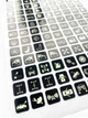 Стікери флуоресцентні що світяться наклейки на кнопки автомобіля Car Button Stickers 117 штук на блістері - зображення 4