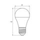 Лампочка Eurolamp LED ECO A60 10W E27 4000K 12-48V (LED-A60-10274(12-48V)) - зображення 3