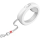 Повідок для собак WAUDOG R-leash світловідбиваюча стрічка XS-M до 40 кг 2.9 м білий (812715) - зображення 7