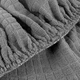Чехлы на табурет квадратный Love You 2 шт Corn Fleece Серые (ly85185) - изображение 3
