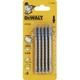Полотно DeWALT по металу, прямий, L=100, WL=72, 3 мм, макс. глибина різу - 6/15/30 мм, 5 шт. (DT2163) - зображення 1
