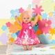 Аксесуар до ляльки Zapf Одяг для ляльки Baby Born Сукня з квітами 43 см (832639) - зображення 5