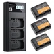 Комплект из трех аккумуляторов и зарядного устройства K&F Concept NP-FZ100 2280mAh для камер Sony (KF28.0038) - изображение 1