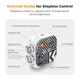 Двухцветный светодиодный видеофонарь накамерный свет K&F Concept L01-40 White 6Вт с 15 световыми эффектами, 2500K-9900K CRI 96+, 2000 мАч (KF34.035V1) - изображение 4