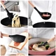 Силиконовый кухонный набор принадлежностей Kitchen & Dining 12 предметов (дерево+силикон) черный - изображение 7