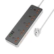 Сітковий підовжувач HOCO AC14A Rico 5-position socket(PD30W/1C3A) Black (6942007607179) - зображення 2