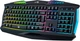 Игровая клавиатура Genius Scorpion K220, мембранная, подсветка, Black - изображение 1