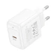 Мережевий зарядний пристрій HOCO CS53A Surplus single port PD25W charger White (6942007631488) - изображение 7