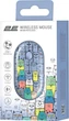 Компьютерная мышка 2E MF300 Silent, Pets: Cats, Bluetooth/USB (2.4GHz), оптическая, 1600 dpi, 3 кнопки, до 10 м, 1xAA - изображение 4