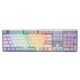 Клавіатура A4Tech FS100 RGB підсвічування, FS Switch USB Icy Blue, Grey/White - зображення 1