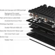 Ігрова клавіатура Hator Gravity X TKL orange, кількість клавиш 87, RGB-підсвічування, USB, 364 х 136 х 35 мм, довжина кабелю 1, Black - зображення 8