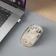 Мышь компьютерная безпроводная аккумуляторная XO M12 |2.4G+BT, 1200DPI| Бежевый - изображение 3