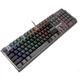 Ігрова клавіатура A4tech FS100 Stone "Fstyler", USB, 10 режимів підсвічування, 1.8 м, Black/Grey - зображення 3