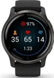 Смарт-годинник Garmin Venu 2 Slate Stainless Steel Bezel with Black Case and Silicone Band (010-02430-11/01) - изображение 2