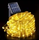 Уличная гирлянда Трубка на солнечной батарее 7 метров 50 LED теплый белый - изображение 1