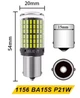 Светодиодная лампа 1156 BA15S P21W 144SMD 3014 LED 4Вт красный - изображение 4