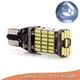 Одна Светодиодная лампа LED T15 / W16W 4014 45 SMD CANBUS белая - изображение 3