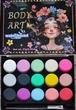 Аквагрим SU YAMMY набор 15 цветов и кисть Shimmer Color - изображение 1