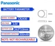 Батарейка 1шт PANASONIC CR2430 литиевая Lithium 3V батарея DL2430 BR2430 ECR2430 Элемент питания - изображение 8
