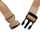 Ремень-стяжка для переноски коврика BLOOM YOGA MAT STRAP LB7084 (полиэстер, размер 150х3,8х1см, коричневый) - изображение 4