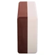 Блок для йоги двухцветный BLOOM YOGA BRICK LB7041 (EVA, р-р 23x7.5x15см, Коричневый-белый) - изображение 3