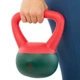 Гиря м'яка BLOOM SOFT KETTLEBELL LB7012-2 2кг (верх-PVC, наповнювач-пісок, Червоно-зелений) - зображення 4