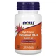 Вітаміни та мінерали NOW Vitamin D3 2000 IU, 120 капсул - зображення 1