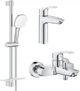 Набор смесителей GROHE Eurosmart UA123246M3 (23324003+33300003+26907003) - изображение 1