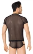 Прозрачный комплект Softline Shirt and Shorts 4607 (футболка, трусы) Черный XL - изображение 2