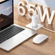 Швидка GaN зарядка 65W REMAX RP-U55 PD+QC 1xUSB-A 2xType-C EU Білий - зображення 8