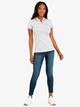 Поло жіноче U.S. Polo Assn 214969-ZH00A (Heather Light gray 4969) XS Світло-сіре - зображення 3