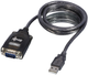 Konwerter Lindy USB na port szeregowy z zachowaniem COM Black (4002888426862) - obraz 2