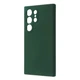 Чехол ударостойкий с защитой камеры WAVE Full Silicone Cover Samsung Galaxy S25 Ultra cyprus green - изображение 1