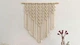 Натуральне настінне панно макраме Handmade, 80 * 86 см в етно стилі, декоративне панно - изображение 3