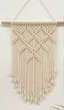 Натуральне настінне панно макраме Handmade, 40 * 52 см в етно стилі, декоративне панно - зображення 1