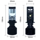Комплект светодиодных линз c активным охлаждением Y10 BI-LED H4 mini 70W 16000Lm 6000К 9-16V (35120) - изображение 3
