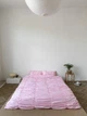 Комплект постільної білизни DreamCraftedBedding «Плин» рожевий півтораспальний 150x215 Сатин - зображення 3