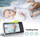 Видеоняня Baby Monitor SM650 с монитором 5'' двусторонней связью и ночным видением - изображение 6