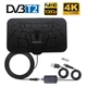 Цифровая комнатная ТВ антенна для Т2 HDTV DVB-T активная с USB усилителем 25 dBi, универсальная FullHD 4K - изображение 1