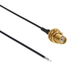 Пигтейл SMA Female (мама) 10 см под пайку, ВЧ антенный кабель RF1.13 для изготовления антенн и переходников - изображение 2