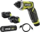 Отвертка аккумуляторная Ryobi USB Lithium RSD4-120TA2 4 В 1х2 А 5 Нм 200 оборотов 2 насадки 10 бит 0.31 кг кейс (5133006211) - изображение 1