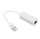 Внешний сетевой Ethernet адаптер USB2.0 LAN Plastic USB-A 15cm Белый - изображение 5