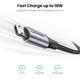 MicroUSB кабель UGREEN microUSB to USB Cable Aluminum Braid 2A 2m Black (US290) - изображение 2