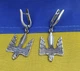 Сережки сокіл тризуб MaxiUvelir 9153 - зображення 2