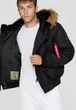 Куртка зимова коротка чоловіча Alpha Industries N-2B Parka XL Black - зображення 9