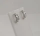 Сережки з прямокутним камінням Maxi Silver 7945 - зображення 3