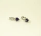Серьги с камнем сердце Maxi Silver 8544 - изображение 3