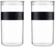 Набор банок для хранения Bodum Presso 2 л 2 шт Черный (K11830-01SA) - изображение 1